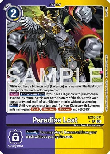 Paradise lost - paradise, foil)